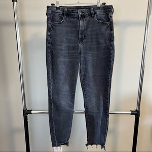 AE Black Wash Super Hi-Rise Jegging